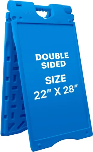 Vista 12 de Jumbl Letrero con marco A de 22 x 28 pulgadas, superficie de visualización grande para exteriores, con protector de letrero de PVC resistente a