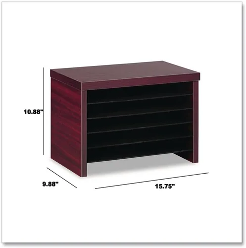 Vista 3 de Alera ALE Valencia - Estante organizador de archivos para debajo del mostrador, 15 3/4 pulgadas de ancho x 10 pulgadas de profundidad x 11 pulgadas