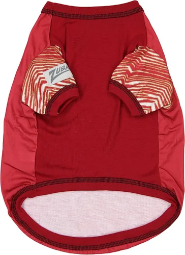 Vista 2 de Zubaz X Pets First NFL San Francisco 49Ers - Camiseta para perros y gatos, talla S