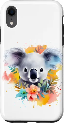 Vista 25 de Funda Koala con flores de eucalipto para iPhone 17