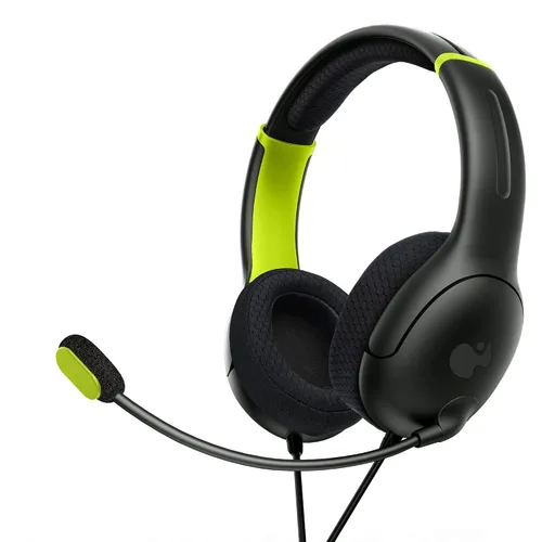 Vista 8 de PDP Gaming AIRLITE Xbox Headset with Microphone, Series XSXbox OneWindows PC, Lightweight Wired Power Stereo Headphones, Noise-Cancelling Mic