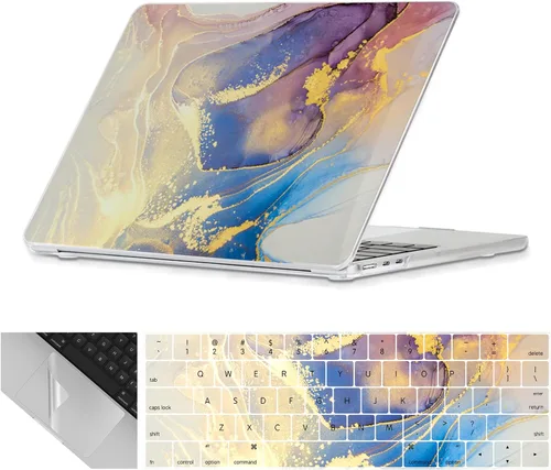 Vista 29 de Se7enline Funda compatible con MacBook Neo de 13 pulgadas 2026 A3404, diseño estético, bonita carcasa rígida femenina, cubierta de teclado