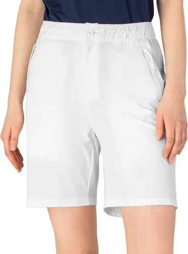 Vista 5 de Pantalones cortos de trabajo de golf para mujer, de secado rápido, para senderismo, pesca, correr, 5 bolsillos