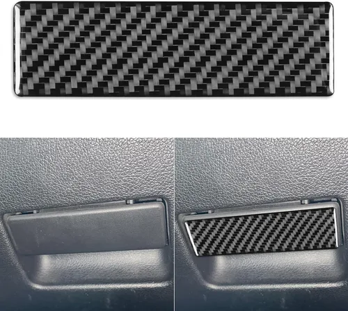 Vista 13 de NVCNX Fibra de Carbono Compatible con Ford Mustang GT Shelby 2010-2014 2011 2012 2013 Consola Central del Coche Transmisión Automática Caja