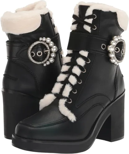 Vista 7 de Karl Lagerfeld Paris Botines elevados para mujer, estilo a la moda, para uso diario