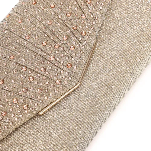 Vista 9 de Bolsos de noche para mujer con lentejuelas y purpurina para mujer bolso formal con sobre de diamantes de imitación para boda fiesta graduación