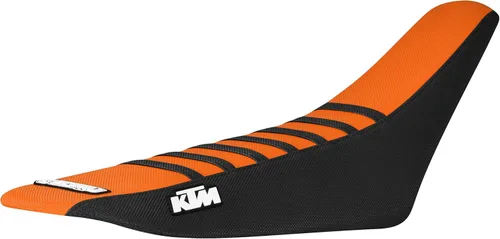 Vista 8 de Enjoy Mfg Funda de asiento, compatible con KTM SX SXF 2007-2010, todas las costillas naranjas/negras #73 Todas las costillas naranjas y negras