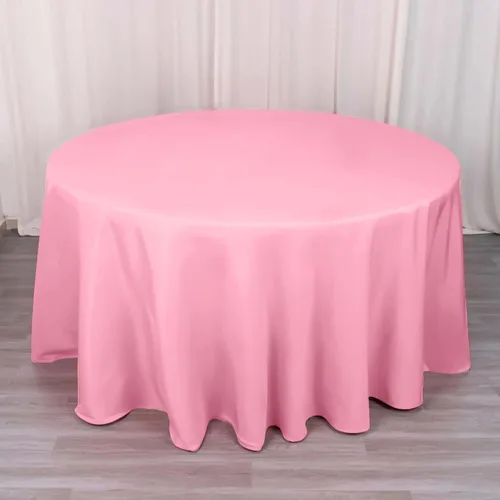 Vista 15 de Efavormart - Mantel redondo de poliéster de 90 pulgadas sin costuras de calidad comercial para banquetes de boda, restaurante