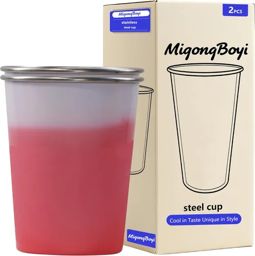 Vista 41 de Botella de agua aislada de 40 onzas, vaso de acero inoxidable 1 taza de agua reutilizable de acero inoxidable de doble pared sin BPA