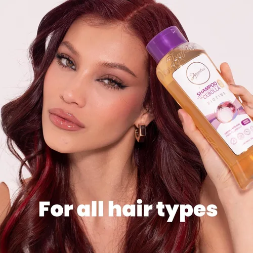 Vista 4 de ANYELUZ Kit Duo - Champú de cebolla + tamaño mini de viaje, cuidado e hidratación del cabello, control de aceite y limpieza profunda, fórmula