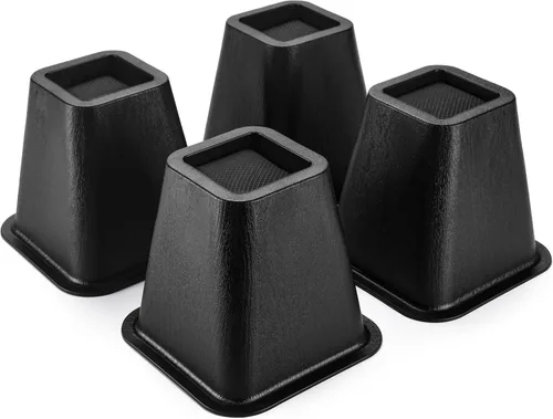Vista 13 de BTSD-home Elevadores de cama de 2 pulgadas resistentes para muebles, sillas y patas de mesa, ideales para patas delgadas, añadir 2 pulgadas de 4