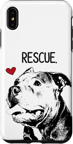 Vista 11 de Rescue Pitbull Dog Save Dogs Pit Bull Lover - Carcasa para iPhone 17
