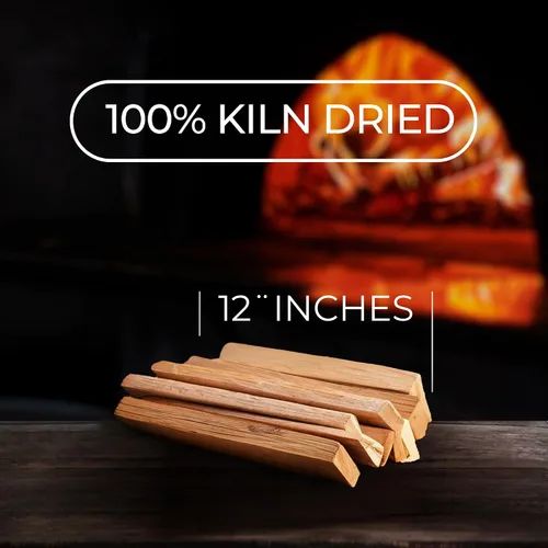 Vista 2 de Pizza Stix - Estufa de madera para horno de pizza, 12 pulgadas, 100% madera de roble seca al horno, ideal para: cocinar pizza, asar a la parrilla