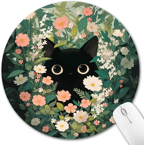 Vista 8 de Hancynir Paquete de 2 alfombrillas para mouse con diseño de basurero en llamas, divertida y bonita alfombrilla de mouse para accesorios