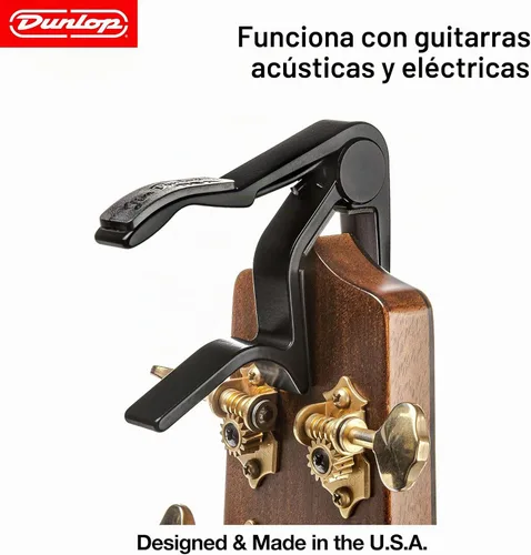 Vista 5 de Ceja de guitarra Jim Dunlop 83_52553 , Negro