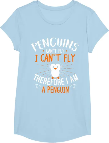 Vista 21 de Penguins Can't Fly Shirt - Camiseta de regalo para amantes de los pingüinos, Azul Azul Marino