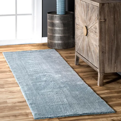 Vista 26 de nuLOOM Alfombra de Área Cuadrada de 6 pies Cozy Plush SuperiorWash, Lavable a Máquina, Antideslizante, Alfombra Shag Suave y Esponjosa para Sala