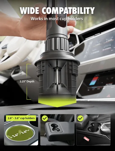 Vista 6 de Bracketron TripGrip - Soporte para teléfono para teléfono, soporte universal para teléfono para automóvil, rotación de 360°, se adapta a