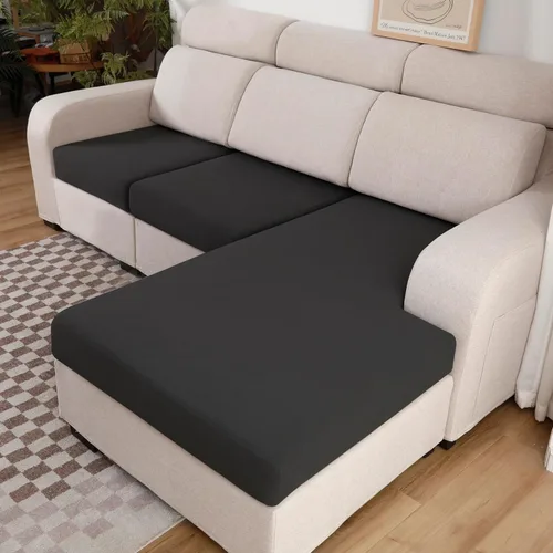 Vista 8 de Fundas de cojín impermeables para sofá, fundas de asiento de sofá, fundas de cojín individuales elásticas para sofá seccional, fundas protectoras