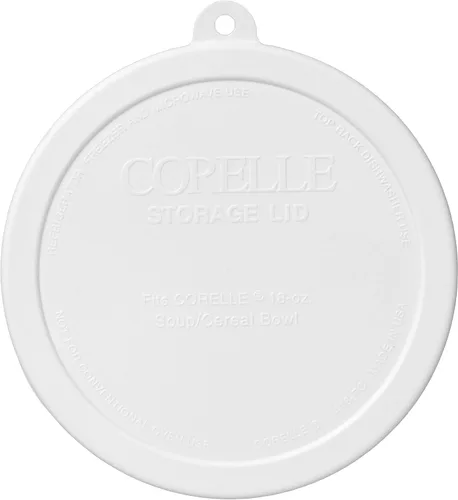 Vista 2 de Corelle 418-PC - Tapa de repuesto para cuenco de cereales blanco de 18
