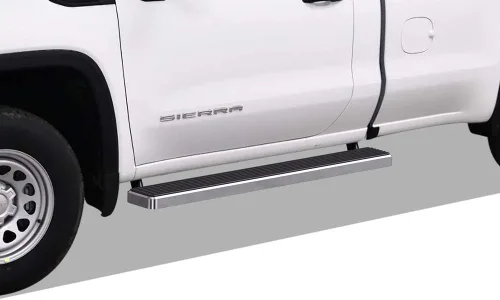 Vista 12 de APS Estribos negros compatibles con Chevy Silverado GMC Sierra 1500 2019-2025 Regular Cab y Silverado 1500 LTD Sierra 1500 LD 2022 y 2500 3500