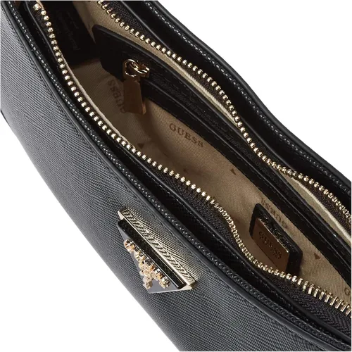 Vista 5 de GUESS Bolso de hombro con cremallera superior Noelle