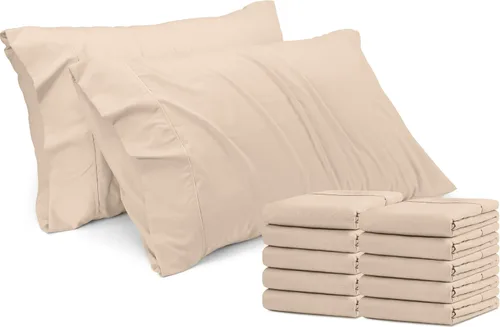 Vista 30 de Utopia Bedding - Juego de 4 fundas de almohada tamaño estándar, con cierre de sobre, tela de microfibra cepillada suave, resistentes al encogimiento