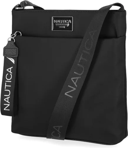 Vista 18 de Nautica Diver - Bolso bandolera pequeño de nailon para mujer con correa ajustable para el hombro