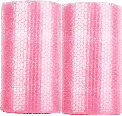 Vista 6 de packbabol Paquete de 2 rollos de envoltura de amortiguación de burbujas, 12 pulgadas x 72 pies, burbujas de aire de 3/16 pulgadas, envoltura