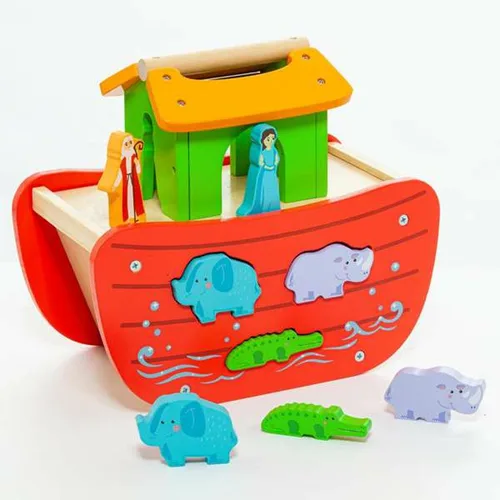 Vista 3 de Playset Moltó Noah's ark Madera 17 Piezas