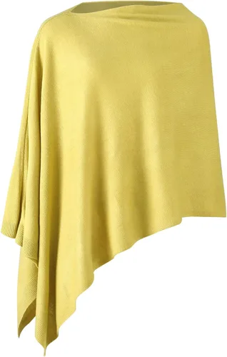 Vista 108 de Fomolom Ponchos para mujer, versátil, ligero, tejido sólido, chal envolvente, bufanda, accesorios para mujer