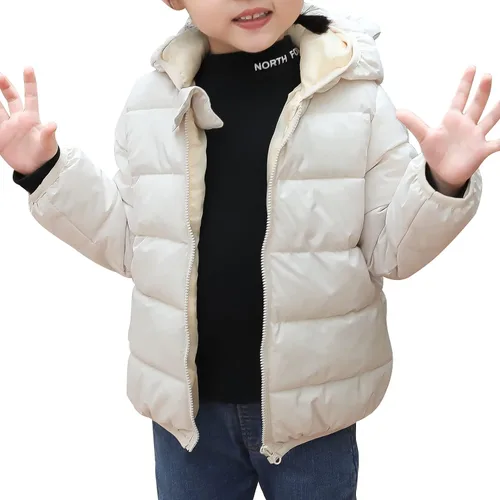 Vista 3 de Abrigos de invierno de estilo inflado con capucha para bebé