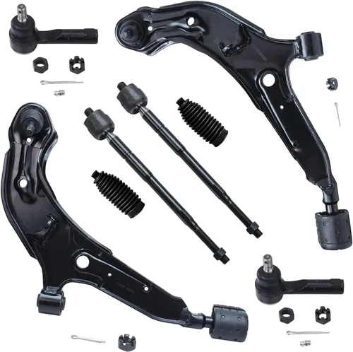 Vista 331 de Detroit Axle - Kit de brazos de control de extremo de 8 piezas para Toyota 2001-2003 Highlander 2002-2003 Camry Lexus ES300, 2 conjuntos de brazos
