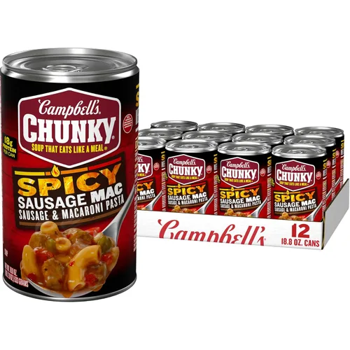 Vista 11 de Campbell's Chunky Sopa, Sopa Sabrosa de Asado en Olla, lata de 18.8 oz
