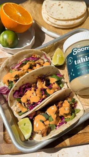 Vista 10 de Tahini Soom Foods con puro sésamo molido, 11 onzas (2 paquetes).