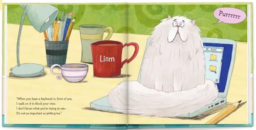 Vista 7 de If My Cat Could Talk - Historia infantil personalizada - I See Me! (tapa dura)