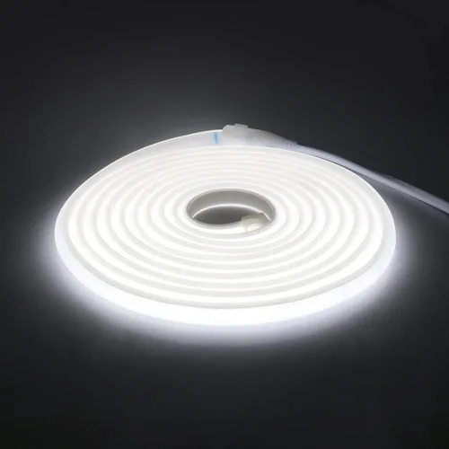 Vista 8 de KISUFU COB - Tira de luces LED, luces LED de neón de 110 V, 288 luces LED recortables, tiras de neón flexibles COB, interruptor de correa
