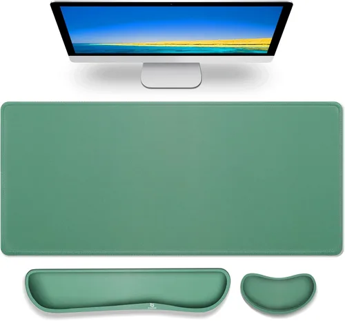 Vista 19 de Gimars Reposamuñecas para mouse, soporte de muñeca Pop It Fidget para aliviar la presión del mouse, almohadilla ergonómica de espuma viscoelástica