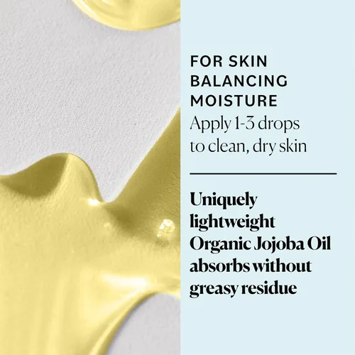 Vista 3 de Aceite de jojoba orgánico de Sky Organics (4 onzas líquidas) USDA Orgánico 100% puro y prensado en frío Aceite de jojoba sin refinar para piel grasa