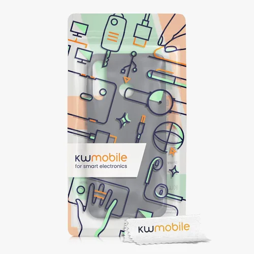 Vista 7 de kwmobile Funda compatible con Huawei P30 Lite - Funda protectora de silicona TPU suave y delgada - Arándano