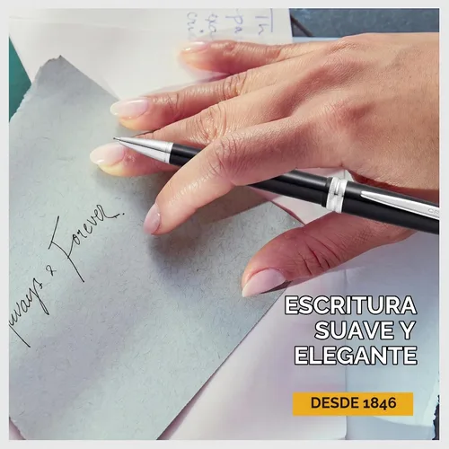 Vista 2 de Recambio para bolígrafo Cross, negro amplio, 1 por tarjeta (8101), negro (Medium Black)
