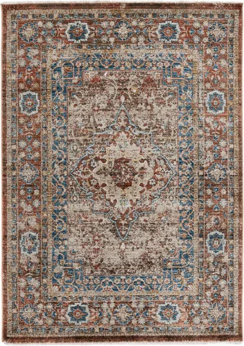Vista 23 de SAFAVIEH Bijar Collection - Alfombra decorativa de 2 pies 3 pulgadas x 4 pies, marfil y óxido, diseño oriental envejecido, no desprende pelusa