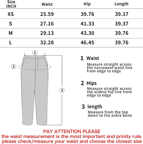 Vista 3 de FUNYYZO Pantalones de vestir de pierna ancha de cintura alta para mujer, plisados, cintura ancha, cintura elástica, pantalones casuales
