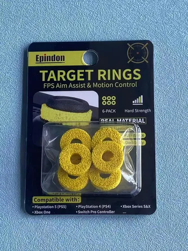 Vista 2 de Epindon Target Rings FPS Aim Assist Precision Motion Control Compatible with PS5,PS4, Xbox Series X/S, Xbox One, Switch Pro Controllers, PC