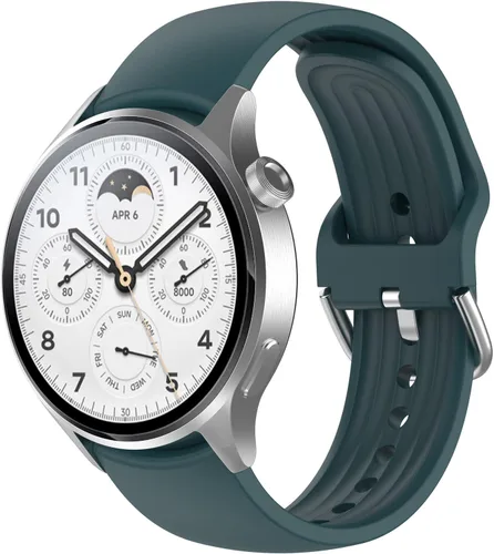 Vista 18 de Senter Correa de repuesto de liberación rápida de goma suave de 0.866 in para reloj inteligente Xiaomi S1 pro