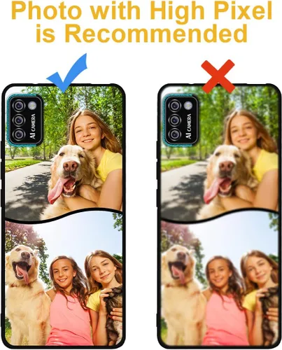 Vista 5 de Funda de teléfono personalizada para Cubot Note 7, funda personalizada con múltiples imágenes, funda suave con nombre, regalo de cumpleaños