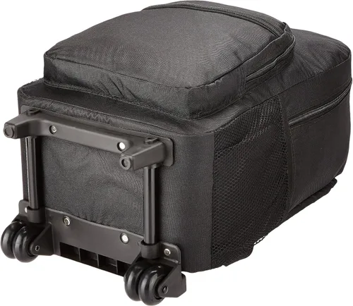 Vista 7 de Rockland, bolsa de viaje de 17 pulgadas, con ruedas., Negro), R01-BLACK