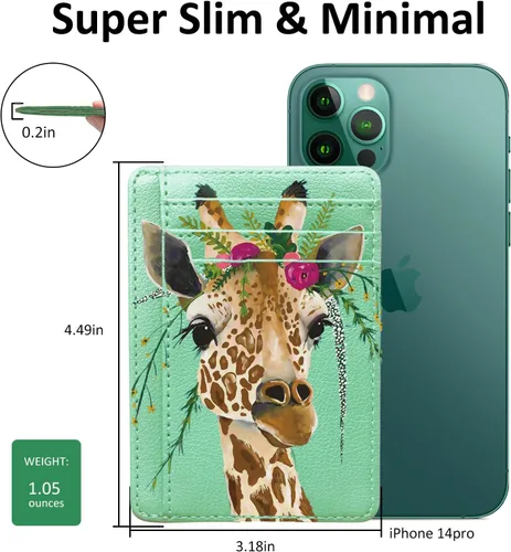 Vista 3 de Cartera delgada minimalista con bolsillo frontal, mini tarjetero con bloqueo RFID, bolsillo frontal, monedero con ventana de identificación