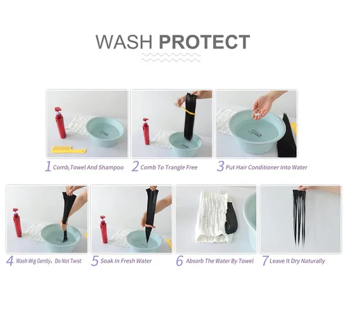 Vista 8 de Extensiones de cabello para cola de caballo, extensión de cola de caballo roja de 16 pulgadas, corta, ondulada, rizada, envolvente, cola de caballo