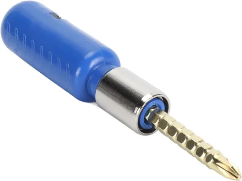 Vista 4 de Electric Wire Stripper 10mm², High Carbon Steel Cable Stripping Tool for Cordless Drills, Adjustable 21-50mm Wire Peeling Stripper for Electrical